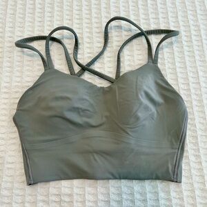 Lululemon Like a Cloud Longline Bra Light Support, B/C Cup in Size 4 Gray
